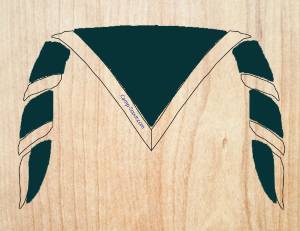 12 foulards Fond VERT BOUTEILLE