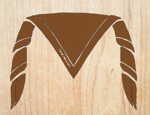 Foulards Carré Marron (par 12)